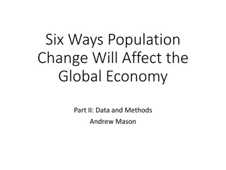 Impact of Population Change on Global Economy: Data Analysis