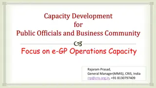 Enhancing E-GP Operations: Capacity Development for Public Officials and Business Community