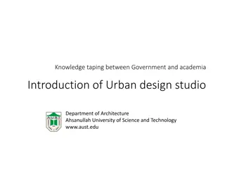 Knowledge Collaboration: Urban Design Studio at Ahsanullah University of Science and Technology