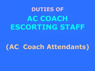 Duties of AC Coach Escorting Staff: Guidelines for Rail Staff in Air Conditioned Coaches