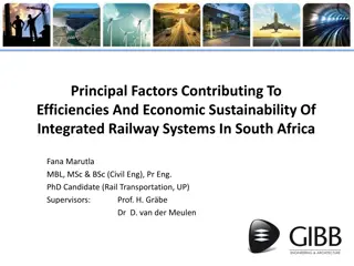 Enhancing Rail System Efficiency for Economic Sustainability in South Africa