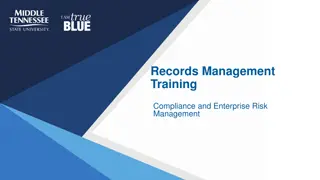 Comprehensive Records Management Training Overview