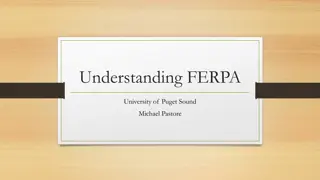 Understanding FERPA at University of Puget Sound