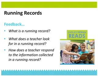 Understanding Running Records in Reading Assessment