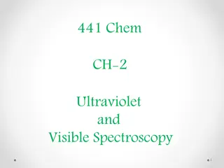 Ultraviolet and Visible Spectroscopy in Chemistry