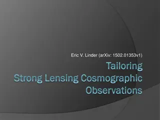 Tailoring Strong Lensing Cosmography Observations