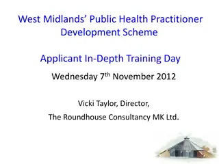 West Midlands Public Health Practitioner Development Scheme Overview