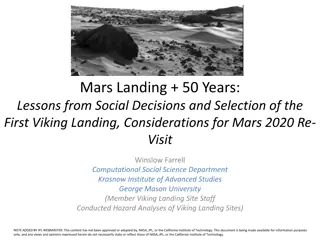 Social Processes in Viking 1 Landing Site Selection