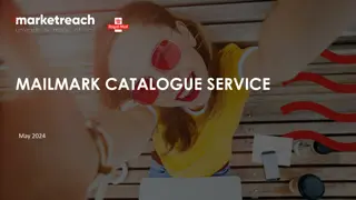 Introducing Mailmark Catalogue Service Benefits and Pricing Update