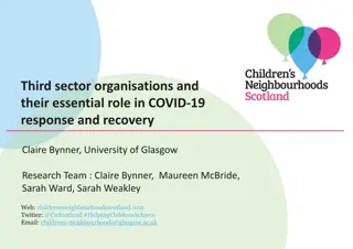 Essential Role of Third Sector Organizations in COVID-19 Response and Recovery