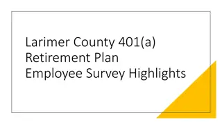 Larimer County 401(a) Retirement Plan Employee Survey Highlights