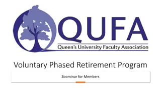 Voluntary Phased Retirement Program Overview & Eligibility Criteria