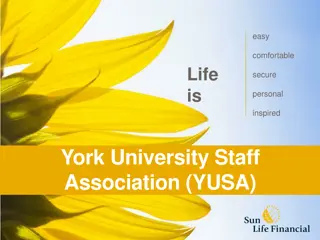 Comprehensive Benefits Overview for York University Staff Association (YUSA)