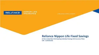 Reliance Nippon Life Fixed Savings Plan - Key Benefits and Coverage Details