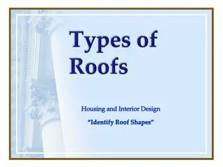 Different Roof Shapes in Housing and Interior Design