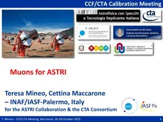 Analysis of Muons for ASTRI at CCF/CTA Calibration Meeting