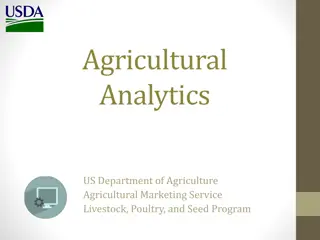 Leveraging Agricultural Analytics for Informed Decision Making