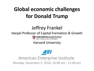 Global Economic Challenges for Donald Trump: Expert Analysis and Recommendations