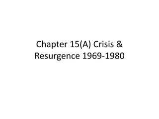 A Look at the Crisis and Resurgence of 1969-1980 in American History