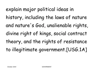 Evolution of Political Ideas and Influences on American Founding