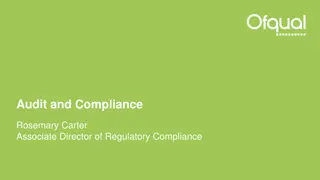 Regulatory Compliance and Audit Operations Overview