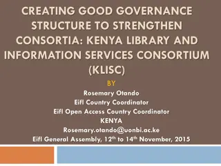 Strengthening Governance Structure for Kenya Library and Information Services Consortium (KLISC)