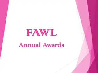 FAWL Annual Awards - Recognizing Excellence in Legal Service