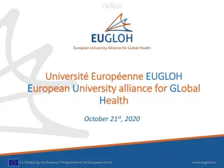 European University Alliance for Global Health - EUGLOH Overview