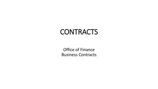 Understanding Business Contracts in Finance Office