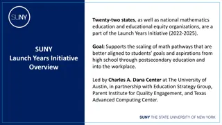 Launch Years Initiative: Transforming Math Pathways for Student Success