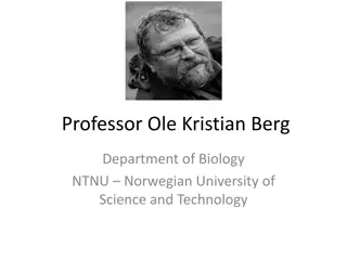 Research Contributions of Professor Ole Kristian Berg in Fish Ecology and Aquaculture