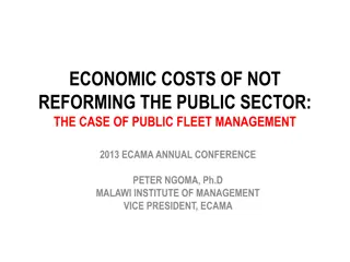 The Economic Costs of Not Reforming Public Fleet Management