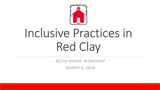 Inclusive Practices in Red Clay School District Overview