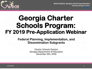 Georgia Charter Schools Program: Grant Overview by Richard Woods - Dec 6th, 2018