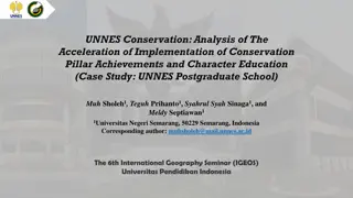 Accelerating Conservation and Character Education at UNNES Postgraduate School