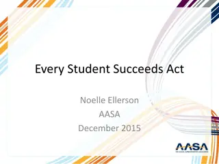 Overview of Every Student Succeeds Act (ESSA)