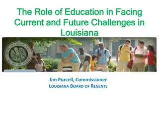 Education's Role in Facing Current and Future Challenges in Louisiana