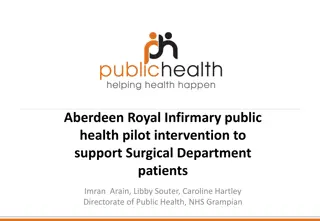 Improving Public Health Support for Surgical Department Patients at Aberdeen Royal Infirmary