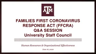 Families First Coronavirus Response Act (FFCRA)