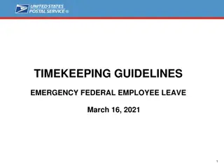 Emergency Federal Employee Leave Guidelines During COVID-19