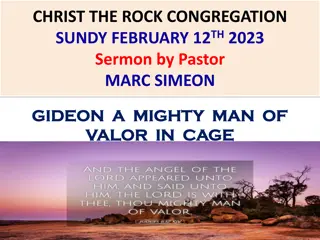 Gideon: A Mighty Man of Valor - The Story of Judges 6