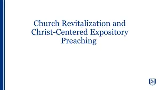 Importance of Expository Preaching in Church Revitalization