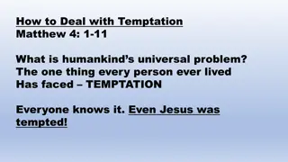 Overcoming Temptation: Insights from Matthew 4:1-11