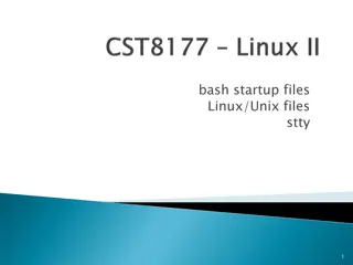 Understanding Bash Startup Files and Shell Customization