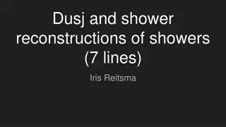 Shower Reconstructions and Energy Analysis: Understanding Shower Behavior