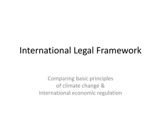 International Legal Framework and Climate Change Challenges