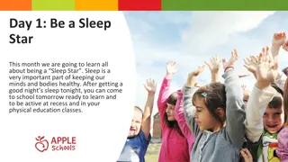 Becoming a Sleep Star: A 6-Day Guide for Kids