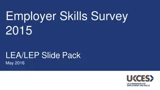 Employer Skills Survey 2015 Overview in the UK