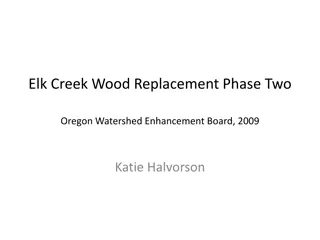 Elk Creek Wood Replacement Project Overview