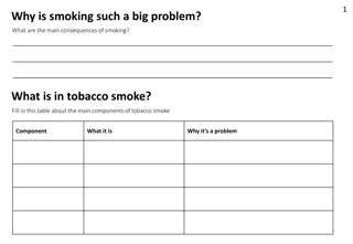 The Impact of Smoking on Health and Society